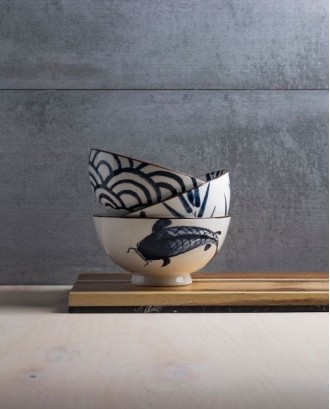 Bol ceramic multifunctional, design bambus - SIMONA'S COOKSHOP